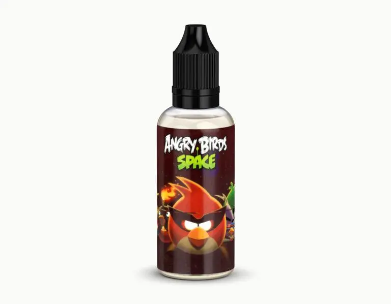 Angry birds space herbal incense packaging.