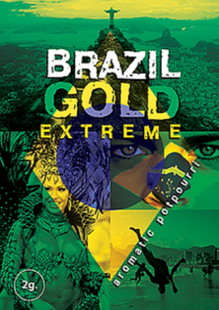 Brazil extreme herbal incense 2g -premiume exotic aromatic blend packaging