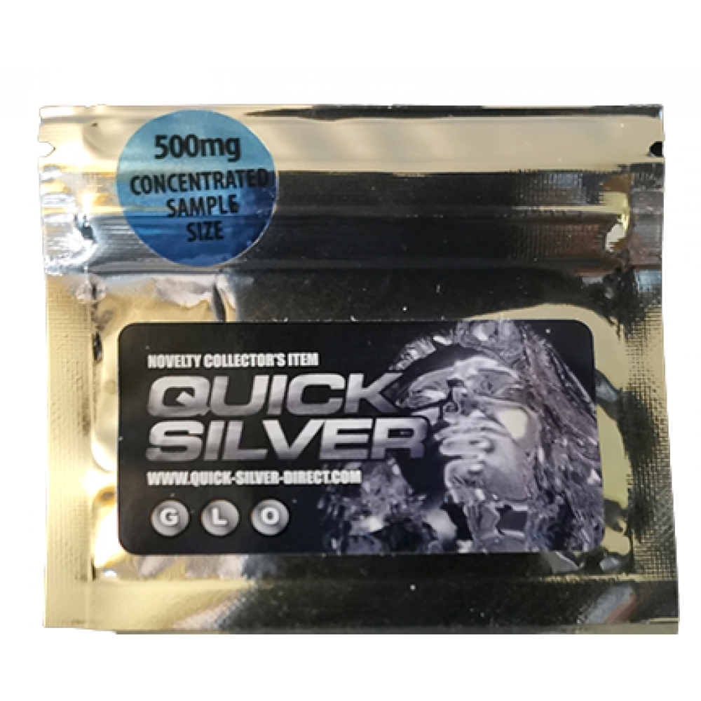 Quick Silver Soothing Bath Salts with calming spa design